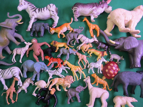 Zoo wild animals plastic - wild,
