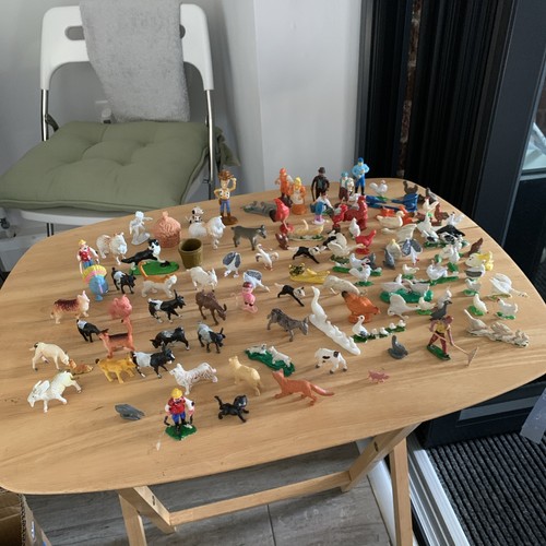 Vintage toy farm yard - vintage, animals