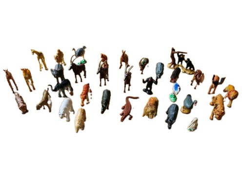 Animal figures zoo and - and, safari