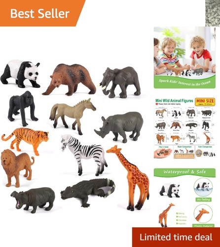 Colorful 12pcs zoo - colorful,