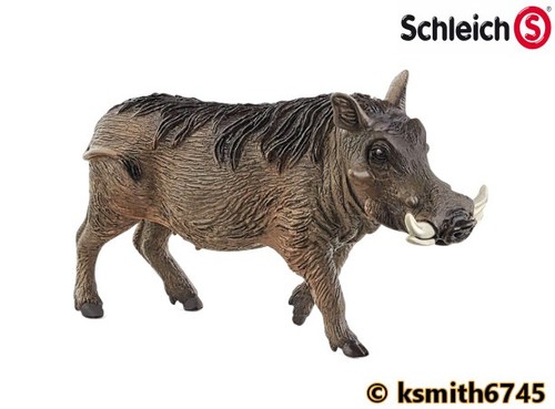 Schleich warthog plastic - plastic, toy