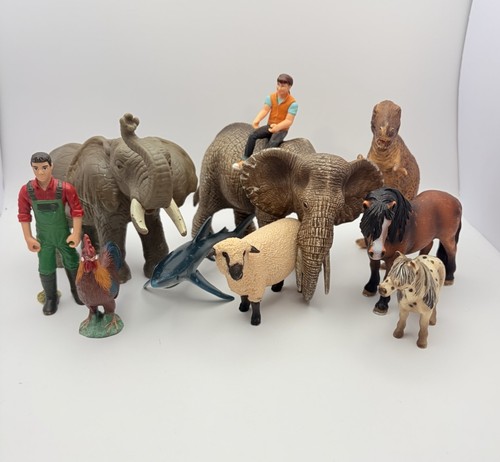 Schleich animal figure bundle - animal,