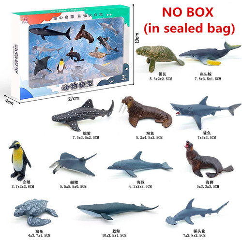 12x animal model plastic - model,
