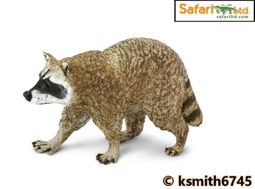 Safari ltd raccoon plastic - raccoon, toy