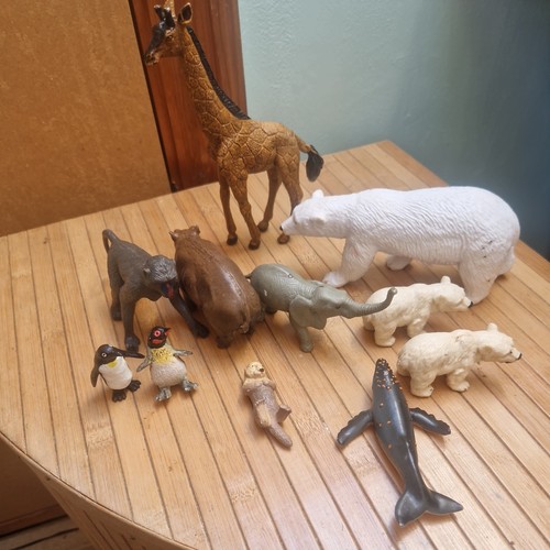 Bundle zoo animal plastic - 11,