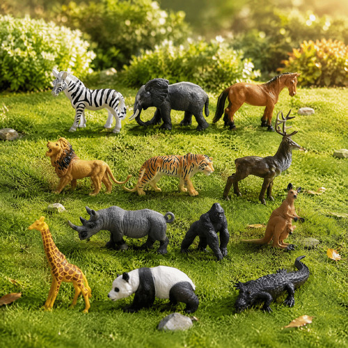 12x animal model plastic - model,