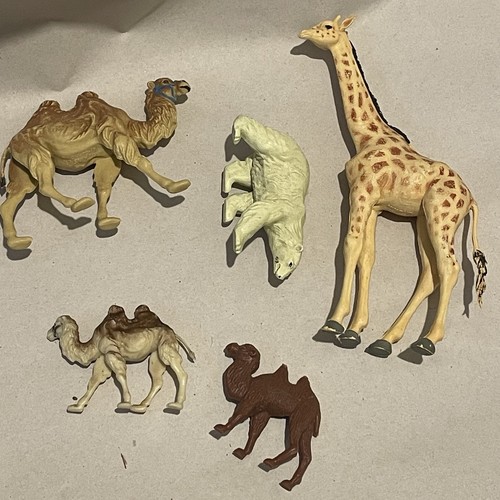Vtg toy zoo animals - vtg,