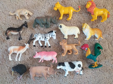 BUNDLE OF PLASTIC FARM & ZOO