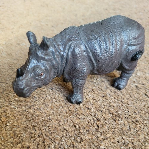 Vintage 1994 rhinoceros toy - rhinoceros,