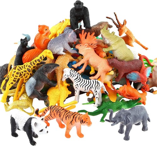 Zoo animals toys 54pcs mini - 54pcs,
