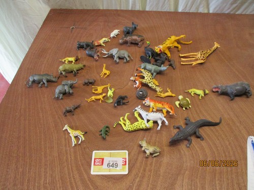 Toy plastic zoo animals - toy,