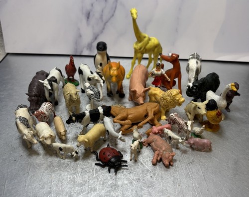 Plastic animal figures - animal,
