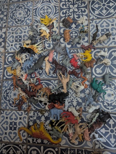 Vintage bundle plastic toy - plastic,